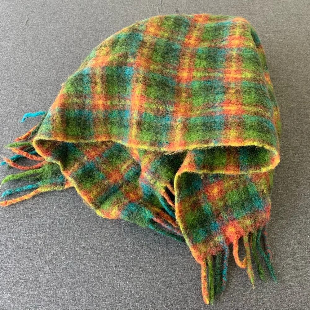 Mackenzie Childs Wool Mohair Blanket Throw